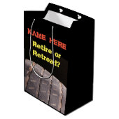 Geschenktüte für den Eigenbedarf (Rückseite Schrägansicht)