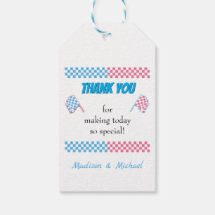 Geschenktüte für Geschlechtsenthüllung-Baby-Party Geschenkanhänger