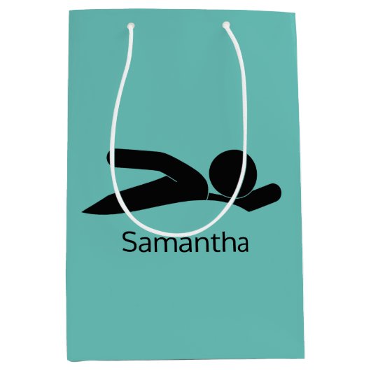 Geschenktüte für Schwimmer (Vorderseite)