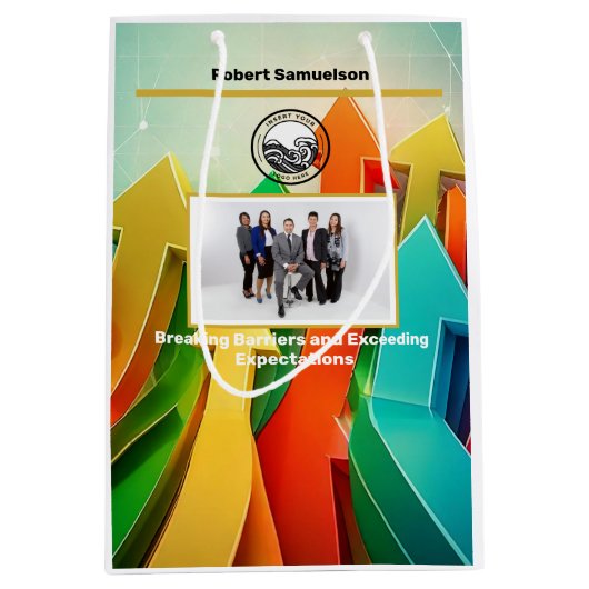 Geschenktüte für Unternehmen (Verkauf) (Vorderseite)