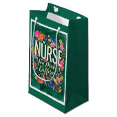 Geschenktüte 'Krankenschwester – Sie machen einen (Vorderseite Schrägansicht)