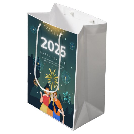 Geschenktüte - Medium (Vorderseite Schrägansicht)