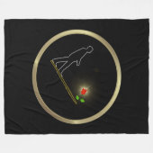 Geschenktüte Minimalkunst Fleecedecke (Vorderseite (Horizontal))