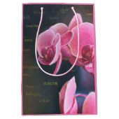 Geschenktüte mit Orchidee (Vorderseite)