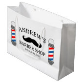 Geschenktüte mit Schnurlopf (Vorderseite Schrägansicht)