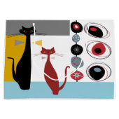 Geschenktüte | Mittelalterliche 2 Katzen (Vorderseite)