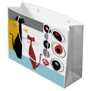Geschenktüte Mittelalterliche 2 Katzen