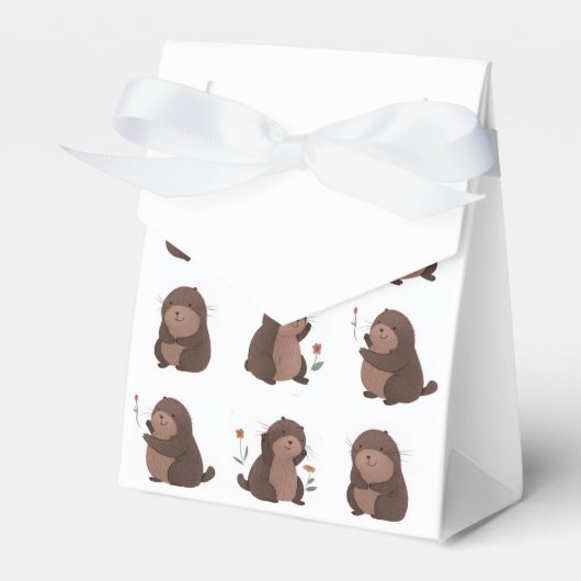 Geschenktüte "Otto der braune Maulwurf" Geschenkschachtel (Vorderseite)