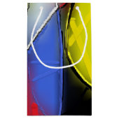 Geschenktüte rot, gelb, schwarz und blau (Rückseite)