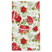 Geschenktüte Rote Rose drucken (Rückseite)