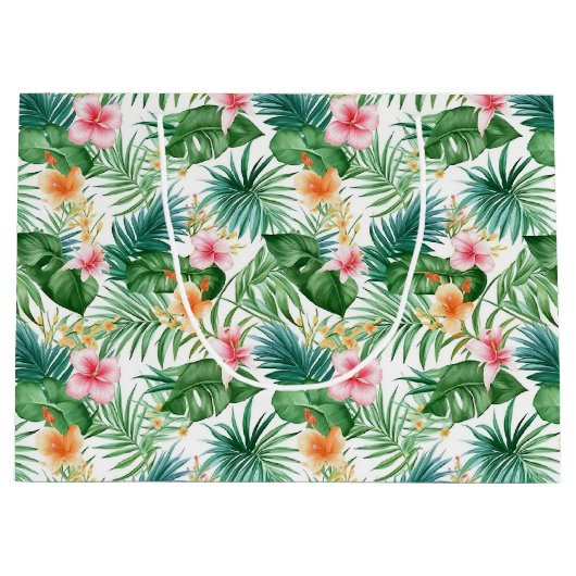 Geschenktüte tropische Flora (Vorderseite)