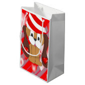 Geschenktüte Valentinin-Hund (Rückseite Schrägansicht)