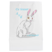 Geschenktüte zum Thema Alice im Wunderland (Rückseite)