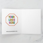 Geschenktüten aus Papier mit Firmenlogo, kein Mini Karte (Innenseite)