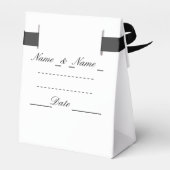 Geschenktüten für Hochzeitsfeiern - Gastgeschenk Geschenkschachtel (Rückseite)