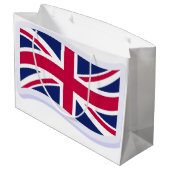 Geschenktüten mit Union Jack Design Große Geschenktüte (Rückseite Schrägansicht)