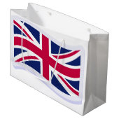 Geschenktüten mit Union Jack Design Große Geschenktüte (Vorderseite Schrägansicht)