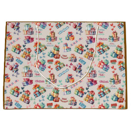 Geschenktüten Sammlung| Elegantes Kinderdesign Große Geschenktüte