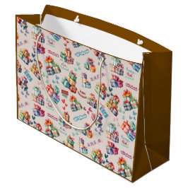 Geschenktüten Sammlung| Elegantes Kinderdesign Große Geschenktüte