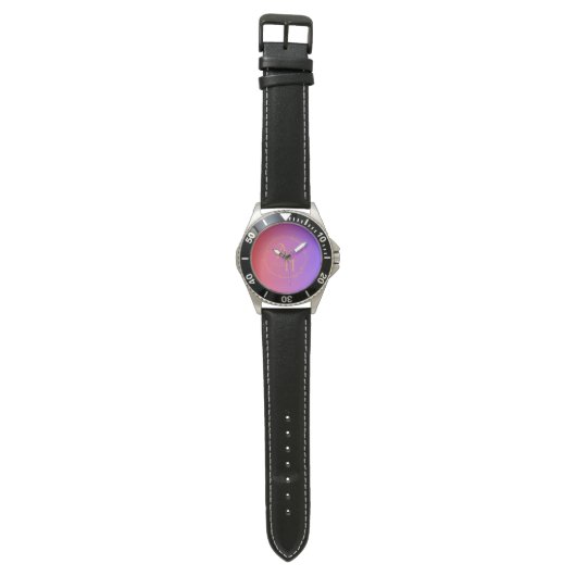 Geschenkuhr für Hochzeitsfeier Armbanduhr (Flach)