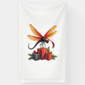 Geschenkverpackte Libelle Banner (Vertikal)