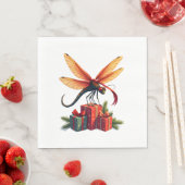Geschenkverpackte Libelle Serviette (Beispiel)