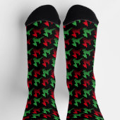 Geschenkverpackte Tragetasche Socken (Oben)