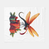 Geschenkverpackte Wasserjungfer Fleecedecke (Vorderseite (Horizontal))