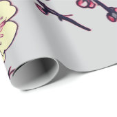 GESCHENKVERPACKUNG KIRSCHBLÜTENBAUM GESCHENKPAPIER (Rolleneckpunkt)
