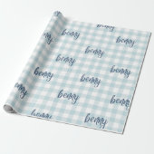 Geschenkverpackung mit eigenem Namen Geschenkpapier (Ungerollt)