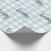 Geschenkverpackung mit eigenem Namen Geschenkpapier (Ecke)
