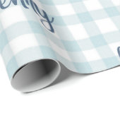 Geschenkverpackung mit eigenem Namen Geschenkpapier (Rolleneckpunkt)