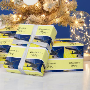 Geschenkverpackung - Modellflugzeug Geschenkpapier