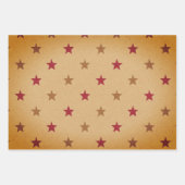 GESCHENKVERPACKUNGSBÖGEN WEIHNACHTSBAUM UND STREIF GESCHENKPAPIER SET (Vorderseite 3)
