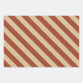 GESCHENKVERPACKUNGSBÖGEN WEIHNACHTSBAUM UND STREIF GESCHENKPAPIER SET (Vorderseite)