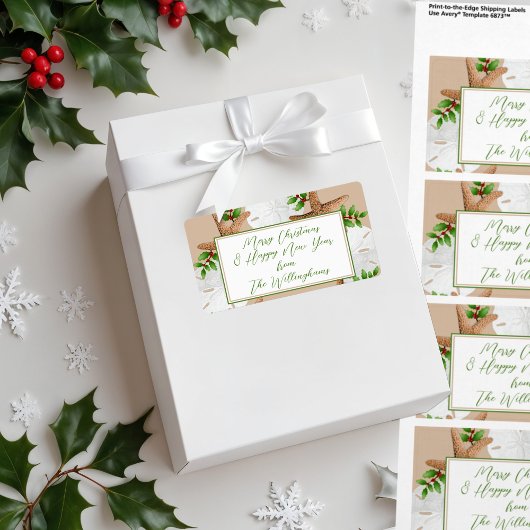 Geschenkverpackungsetikett mit Text Sand Dollars