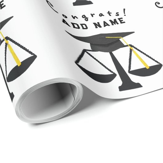 Geschenkverpackungspapier für den Abschluss an der Geschenkpapier (Rolleneckpunkt)