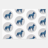 Geschenkverpackungspapier für Polizeihunde Geschenkpapier Set (Vorderseite 3)