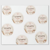 Geschenkverpackungspapier Geschenkpapier (Flach)