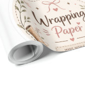 Geschenkverpackungspapier Geschenkpapier (Rolleneckpunkt)
