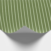 Geschenkwrake "Earthy Olive and Cream Diagonal Str Geschenkpapier (Ecke)