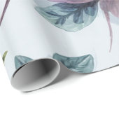 Geschenkwrake mit weichem Blumenwasser Geschenkpapier (Rolleneckpunkt)