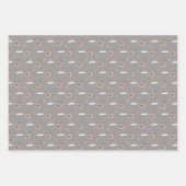 Geschenkwrap am Nordpol - Set von 3 Geschenkpapier Set (Vorderseite 3)