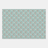 Geschenkwrap am Nordpol - Set von 3 Geschenkpapier Set (Vorderseite)