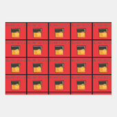 Geschenkwrap - Bourbon Aficionado 3 Designs Geschenkpapier Set (Vorderseite 2)