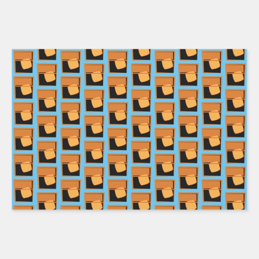 Geschenkwrap - Bourbon Aficionado 3 Designs Geschenkpapier Set (Vorderseite)