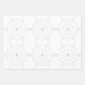 Geschenkwrap - Drei Mandala-Muster in Farbe (v.2) Geschenkpapier Set (Vorderseite 3)