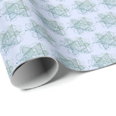 Geschenkwrap für jüdischen Urlaub oder jüdischen A Geschenkpapier (Rolleneckpunkt)