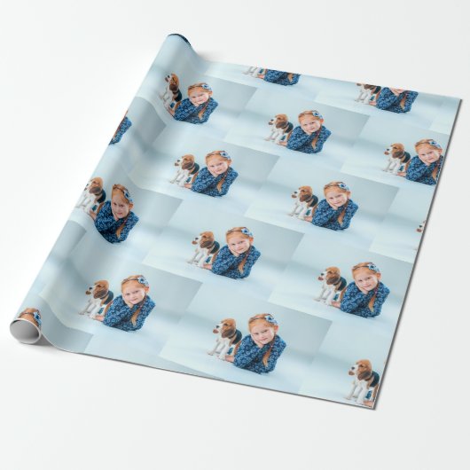 Geschenkwrap für personalisiertes Foto Geschenkpapier (Ungerollt)