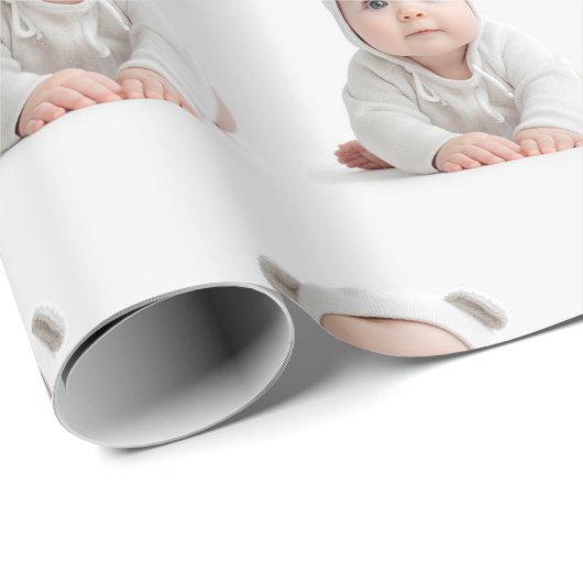 Geschenkwrap für personalisiertes Foto Geschenkpapier (Rolleneckpunkt)